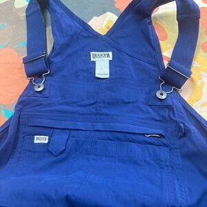 Duluth trading short overalls